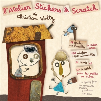 L'atelier stickers & scratch | Voltz, Christian