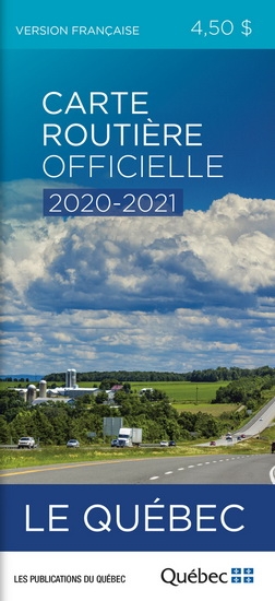 Carte Routière Officielle - Le Québec 2020-2021 | 
