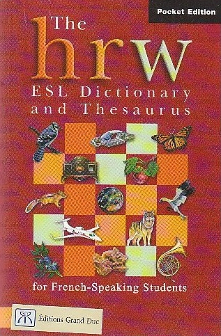 HRW ESL Dictionary and thesaurus (poche) | 