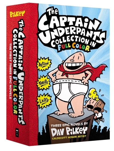 The Captain Underpants Color Collection (Captain Underpants #1-3 Boxed Set) | Pilkey, Dav