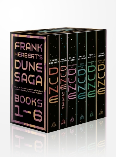 Frank Herbert's Dune Saga 6-Book Boxed Set : Dune, Dune Messiah, Children of Dune, God Emperor of Dune, Heretics of Dune, and Chapterhouse: Dune | Herbert, Frank