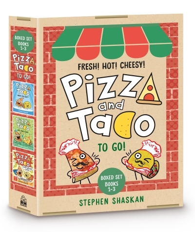 Pizza and Taco To Go! 3-Book Boxed Set : Pizza and Taco: Who's the Best?; Pizza and Taco: Best Paryt Ever!; Pizza and Taco Super-Awesome Comic! | Shaskan, Stephen