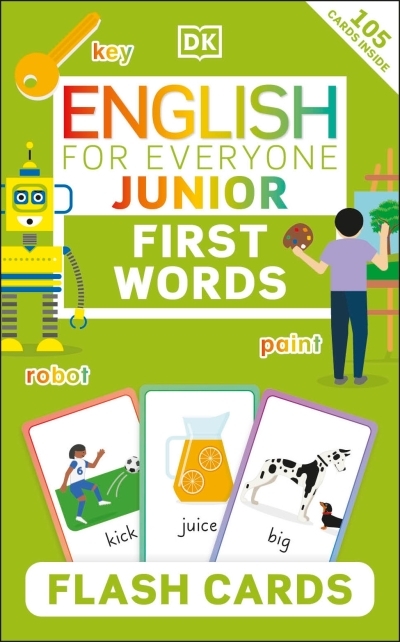 English for Everyone Junior First Words Flash Cards | 