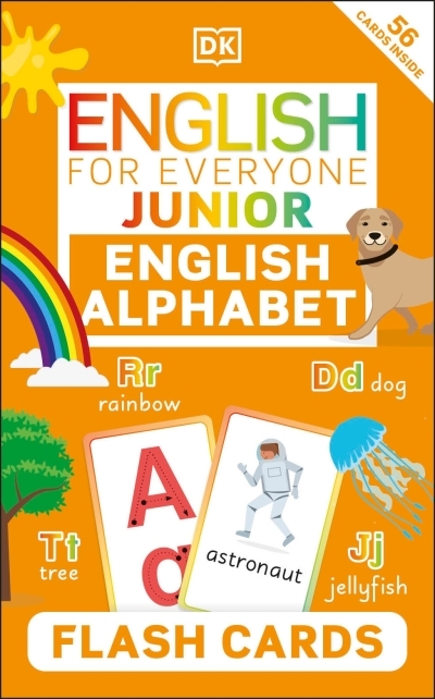 English for Everyone Junior English Alphabet Flash Cards | 
