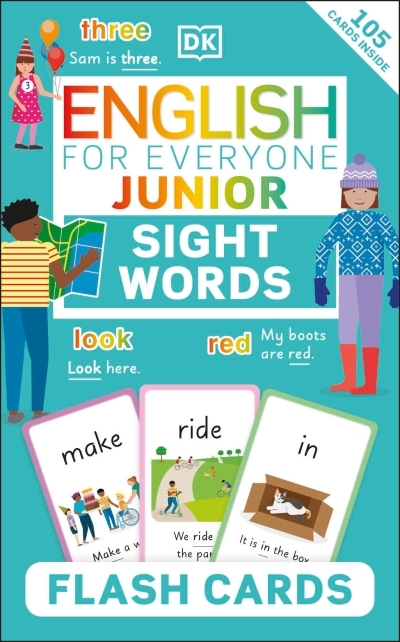 English for Everyone Junior Sight Words Flash Cards | 