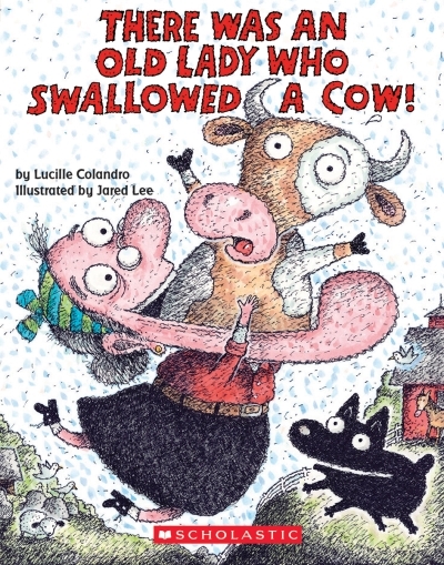 There Was an Old Lady Who Swallowed a Cow!: A Board Book | Colandro, Lucille
