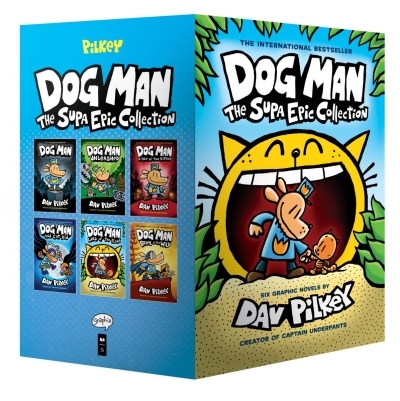 Dog Man: The Supa Epic Collection: From the Creator of Captain Underpants (Dog Man #1-6 Box Set) | Pilkey, Dav
