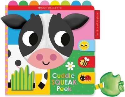 Cuddle Squeak Peek Cloth Book: Scholastic Early Learners (Touch and Explore) | 