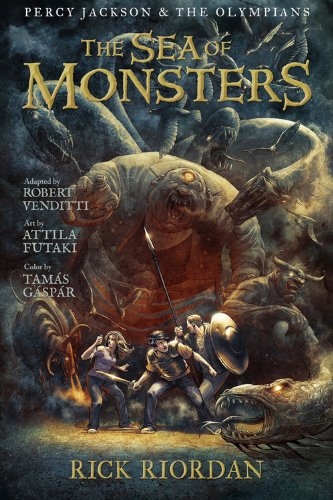 Percy Jackson and the Olympians - The Sea of Monsters : The Graphic Novel | Riordan, Rick