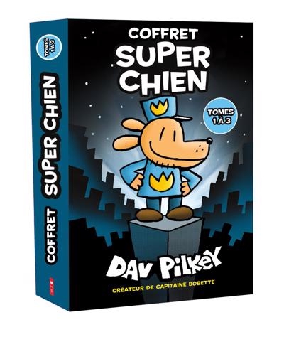 Coffret : Super Chien T.01-T.03 | Pilkey, Dav
