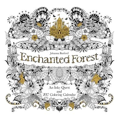 Enchanted Forest Coloring Calendar 2017 | Basford, Johanna