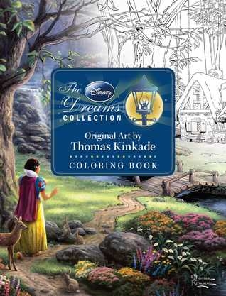 Disney Dreams Collection Thomas Kinkade Studios Coloring Book | Kinkade, Thomas