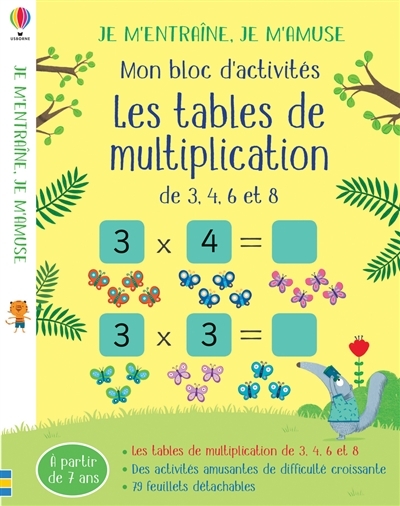tables de multiplication de 3, 4, 6 et 8 (Les) | Smith, Sam