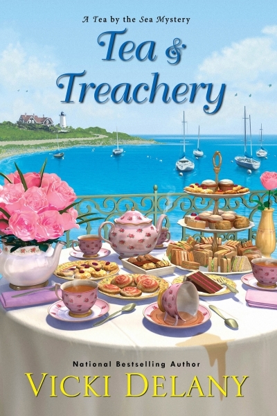 Tea by the Sea Mysteries T.01 - Tea & Treachery | Delany, Vicki