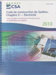 Électricité, Code de construction du Québec, Chapitre V, | Association canadienne de normalisation