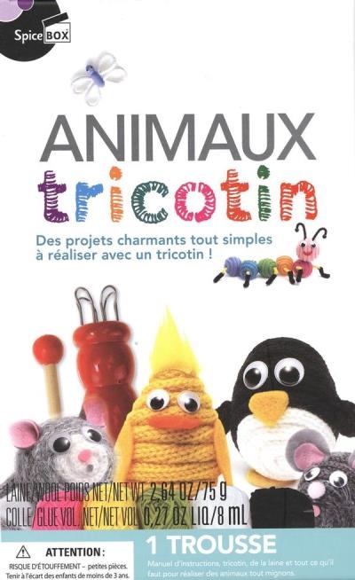 Animaux tricotin - Des projets charmants tout simples à réaliser avec un tricoti... | Collectif