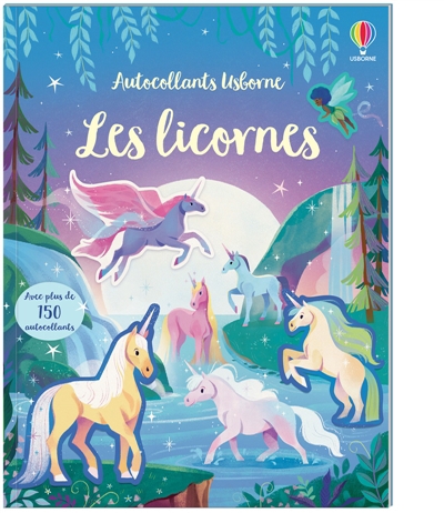 licornes : Autocollants Usborne (Les) | Beecham, Alice (Auteur) | Melrose, Katie (Illustrateur) | Faulkner, Yasmin (Illustrateur)