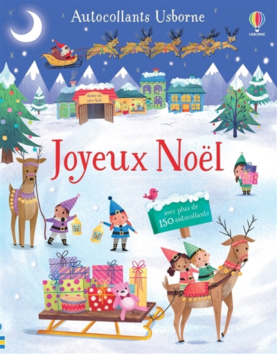Joyeux Noël : Autocollants Usborne | Beecham, Alice (Auteur) | Longhi, Katya (Illustrateur) | Newell, Keith (Illustrateur)