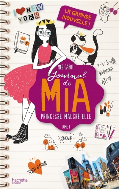 Journal de Mia, princesse malgré elle T.01 - grande nouvelle ! (La) | Cabot, Meg