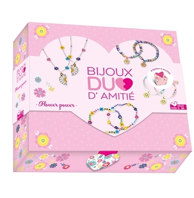 Bijoux duo d'amitié : flower power | Bijoux et accessoires mode