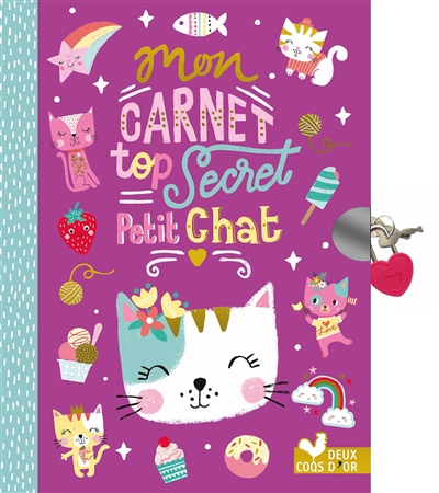 Mon carnet top secret petit chat | Anglicas, Louise