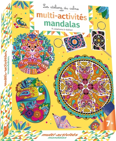 Mandalas : multi-activités : 9 créations à réaliser | Bricolage divers