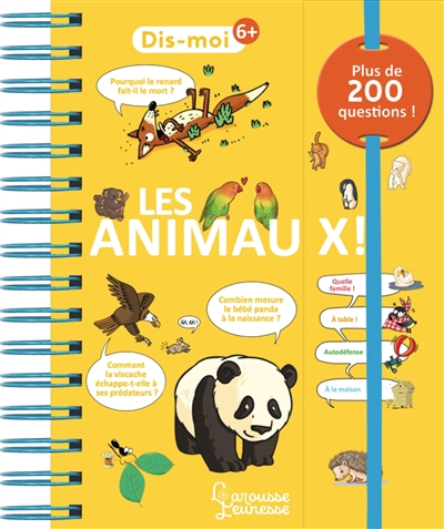animaux ! : plus de 200 questions ! (Les) | Mullenheim, Sophie