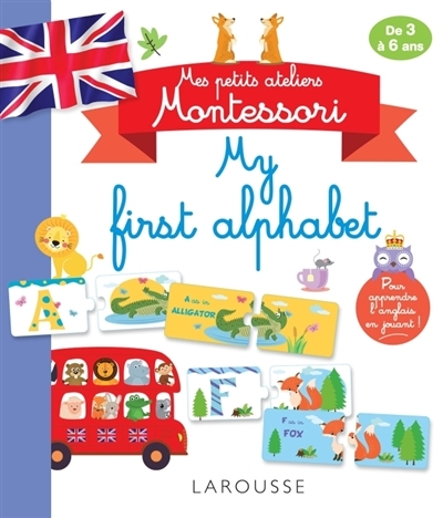 Mes petits ateliers Montessori - My first alphabet | 