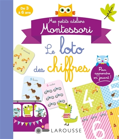 Montessori - Mon loto des chiffres | Éveil aux mathématiques