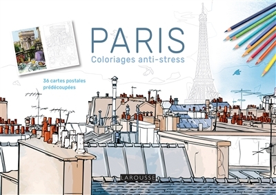 Paris - Coloriages anti-stress | 