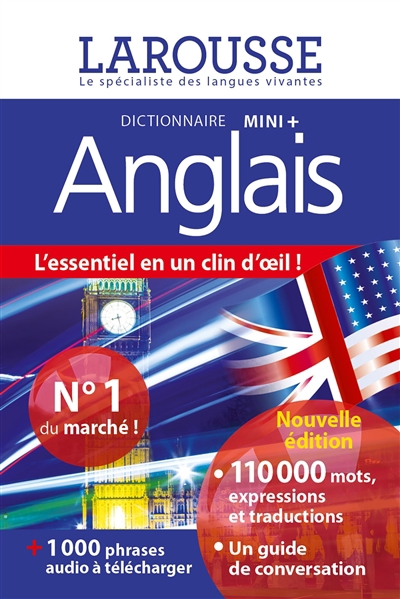 Anglais : dictionnaire mini + : français-anglais, anglais-français = English : mini dictionary + : French-English, English-French | Katzaros, Valérie