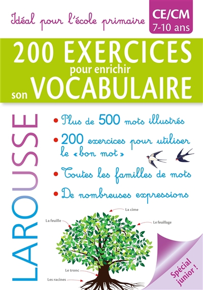 200 exercices pour enrichir son vocabulaire : CE-CM, 7-10 ans | Sommant, Micheline