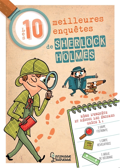 10 meilleures enquêtes de Sherlock Holmes (Les) | Lebrun, Sandra (Auteur) | Méhée, Loïc (Illustrateur)