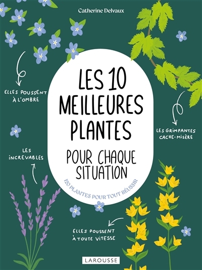 10 meilleures plantes pour chaque situation : 120 plantes pour tout réussir (Les) | Delvaux, Catherine (Auteur)
