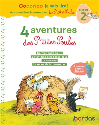 4 aventures des p'tites poules: niveau 2  | Olivier, Marie-Christine