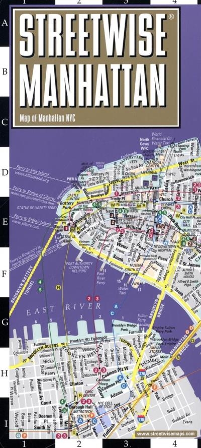 Streetwise Manhattan - Map | Collectif