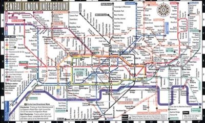 Streetwise Central London underground Map | Collectif