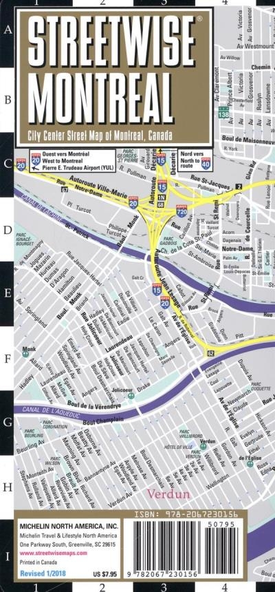 Streetwise Montreal Map | collectif