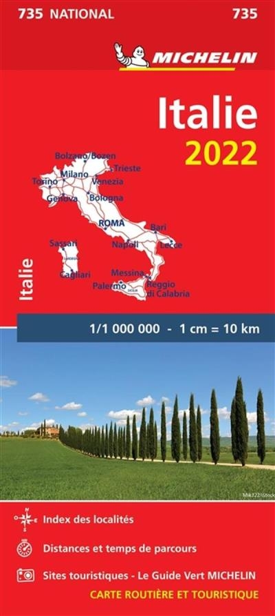 Italie 735 - Carte Nationale 2022 | collectif