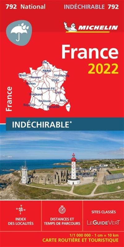 France 792 - Carte Nationale 2022 - Indéchirable | 
