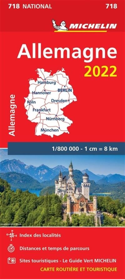 Allemagne 718 - Carte Nationale 2022 | 