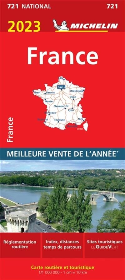 France 721 - Carte Nationale 2023 | 