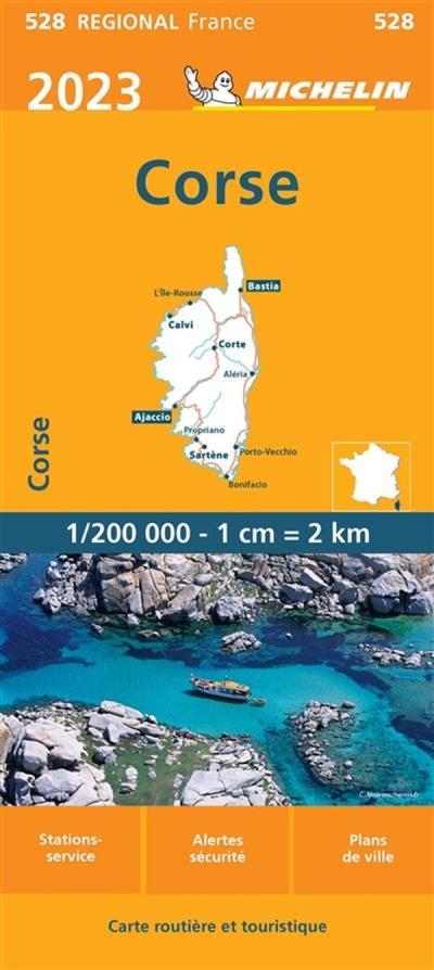 Corse 528 - Carte Régionale 2023 | 