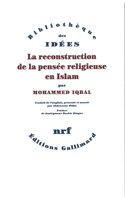 reconstruction de la pensée religieuse en islam (La) | Iqbal, Muhammad