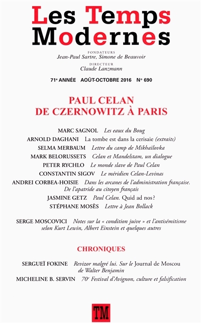 Paul Celan, de Czernowitz à Paris | 