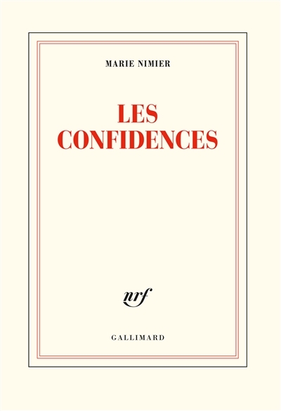 confidences (Les) | Nimier, Marie
