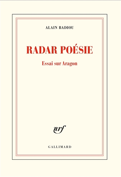 Radar poésie | Badiou, Alain
