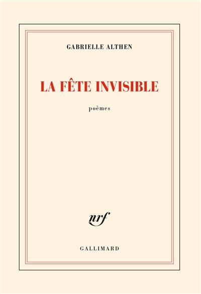 fête invisible (La) | Althen, Gabrielle
