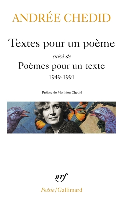 Textes pour un poème | Chedid, Andrée