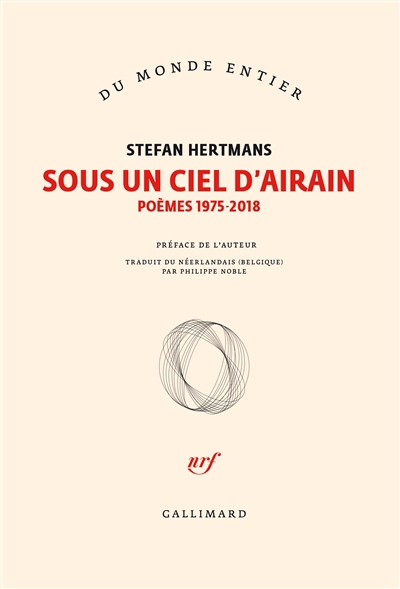 Sous un ciel d'airain : poèmes 1975-2018 | Hertmans, Stefan